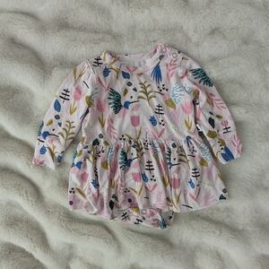 Kiki+Lulu Bamboo Twirl Dress, Flowers And Hummingbirds